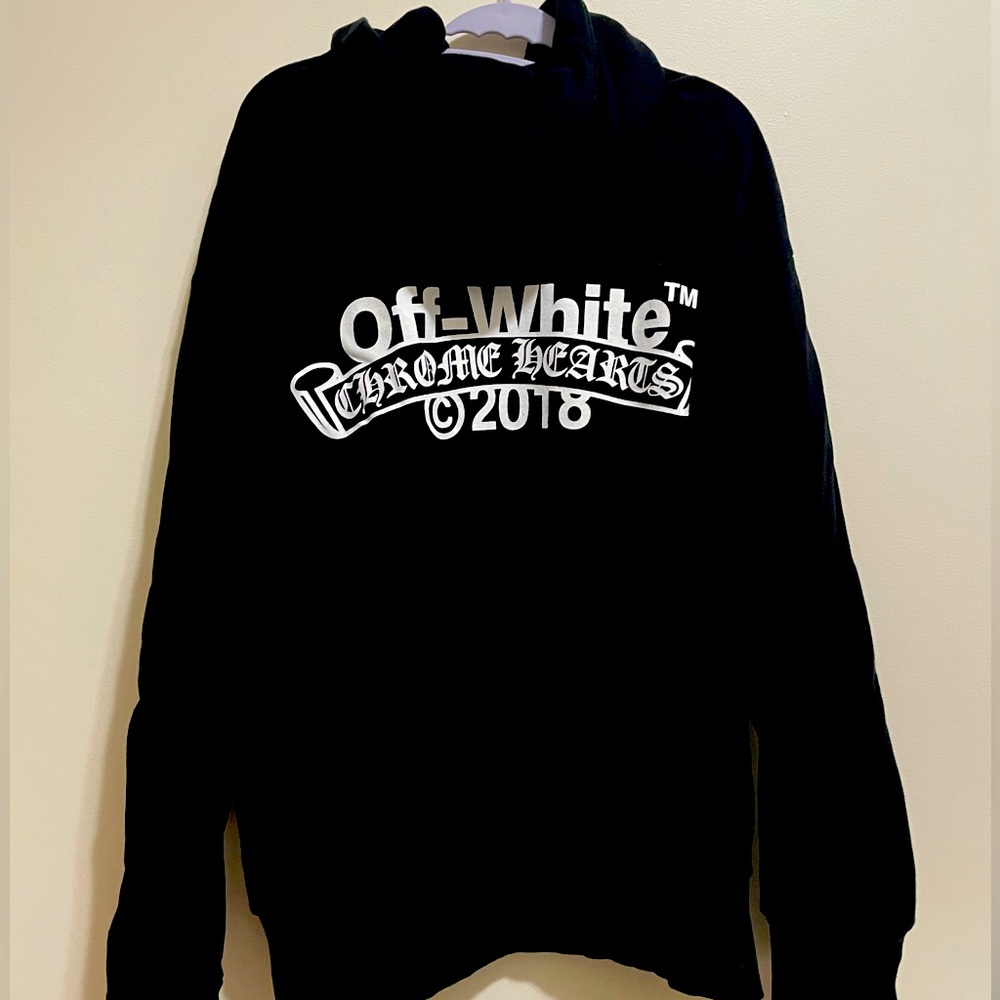 Off White X Chrome Hearts Hoodie